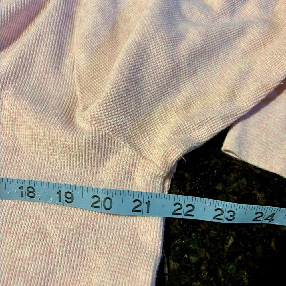 🩷Victoria’s Secret Thermal Long PJ Set in Baby Pink NWOT Jogger Pant Size XL🩷 - Picture 8 of 10